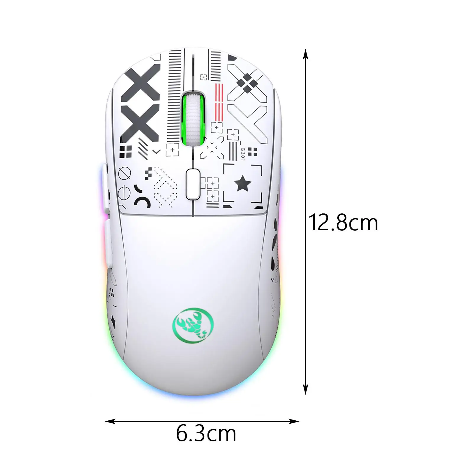 Wireless Mouse 3 Modes ( BT + USB) Gaming Mice for Notebook PC Desktop
