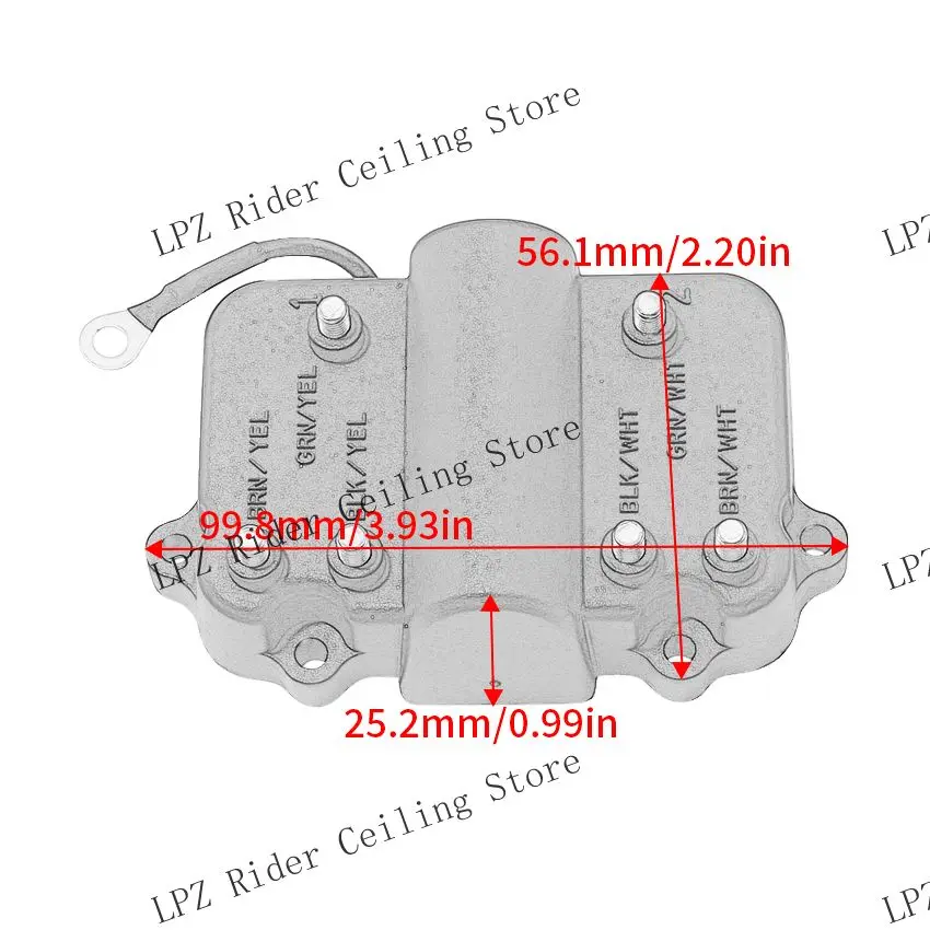 Ignition System Unit CDI For Mercury 20HP 9415101 25HP 8073158 5705532 7166928 9315316 7209533 9415101 35HP 209608 9384476 Moto