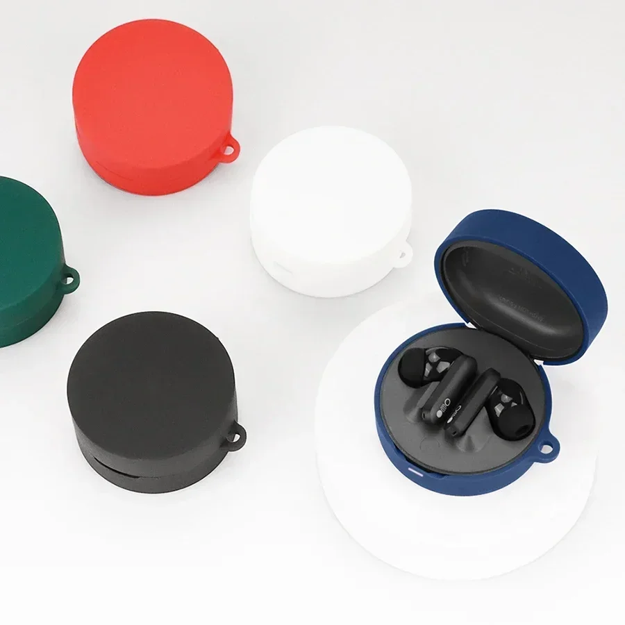 

Suitable For CMF Buds Pro Silicone Protective Case Cover Candy Color Soft Earphone Cover Anti fall and dust-proof belt keychain