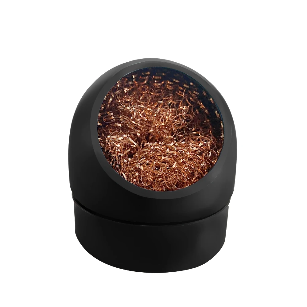 Reinigingsbal Desolderen Soldeerbout Mesh Filter Reinigingsmondstuk Tip Koperdraad Reiniger Bal Metalen Dross Box Schone Bal