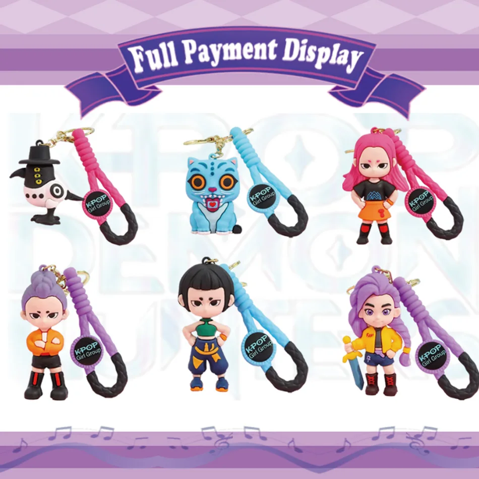 Figura de cazadores de demonios de Anime Kpop, juguete coleccionable, modelo para Fans, decoración de escritorio, dibujos animados, periféricos para juegos