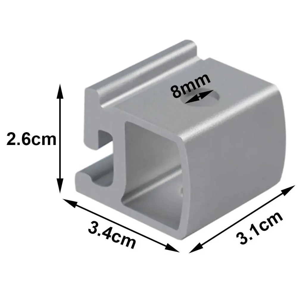 1PCS Camping Folding Table Sliding Buckles  Extension Plate Hook Aluminum Alloy For IGT Tables Outdoor Accessories