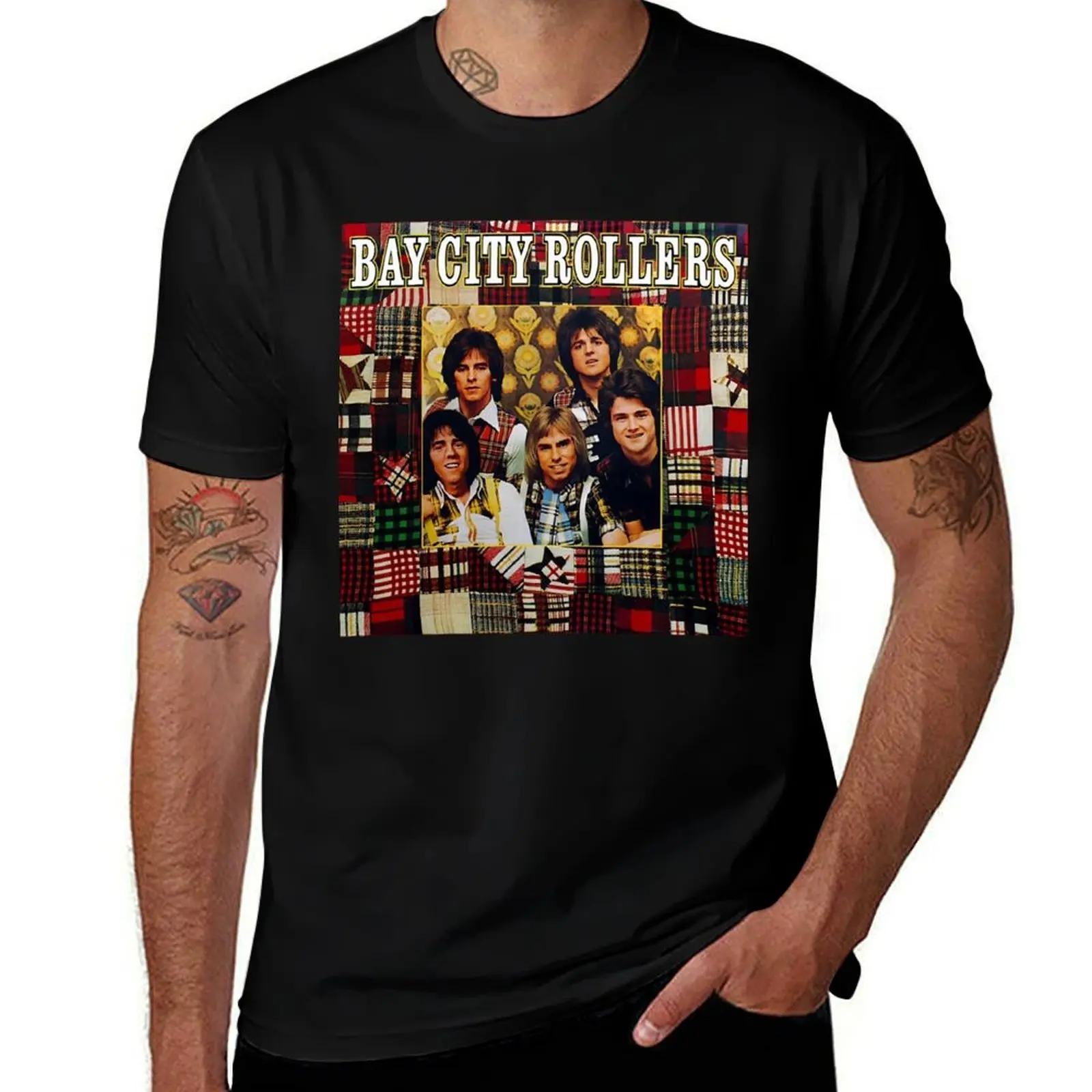

Mens Best Band Bay City Rollers Music Rock Gift For Fans T-Shirt summer 2025 gifts for boyfriend men tshirt
