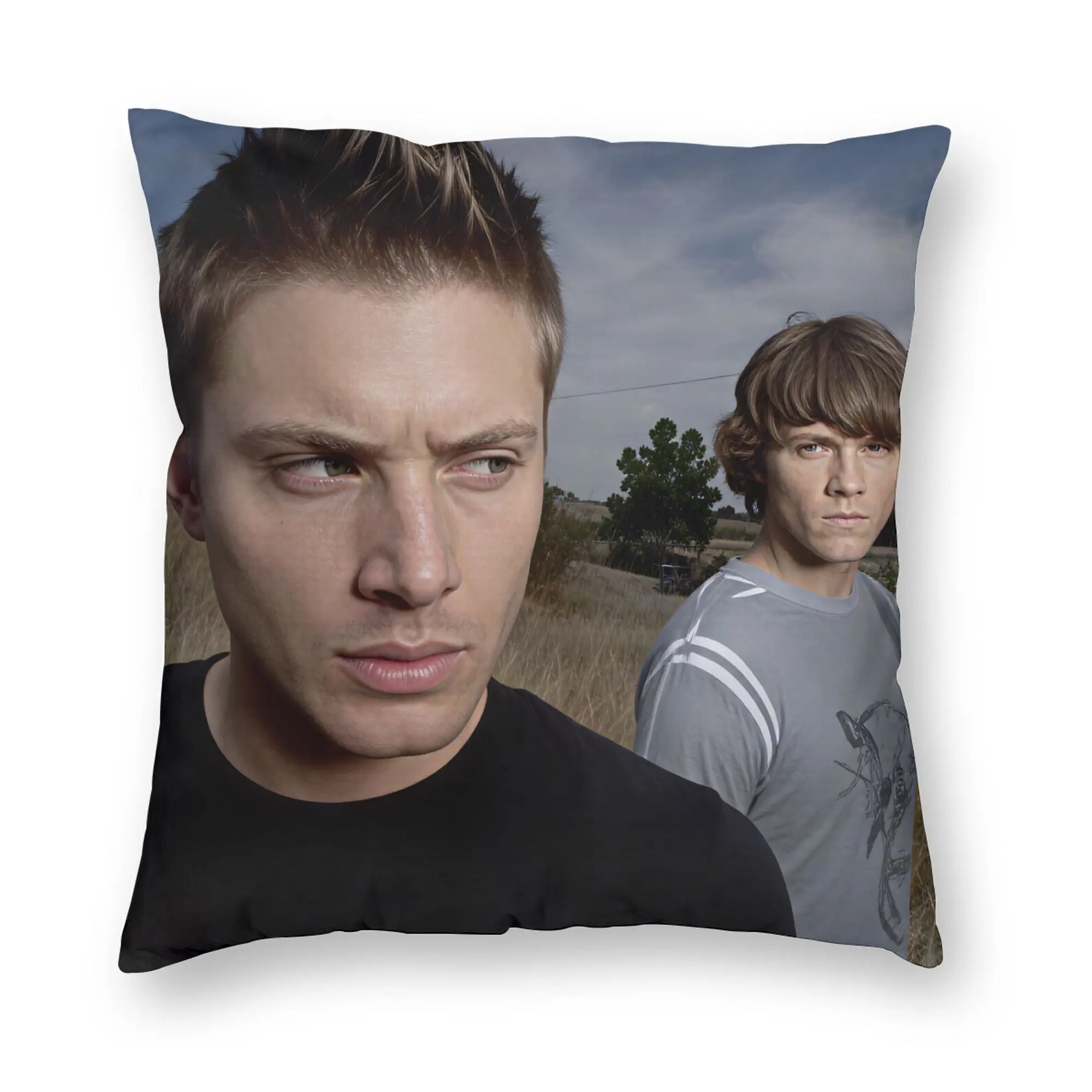 Supernatural Mugshot Dean & Sam (10) Pillow Case  Graphic Pillow Cover Fashion Pillowcases For Sofa Car Home Decor