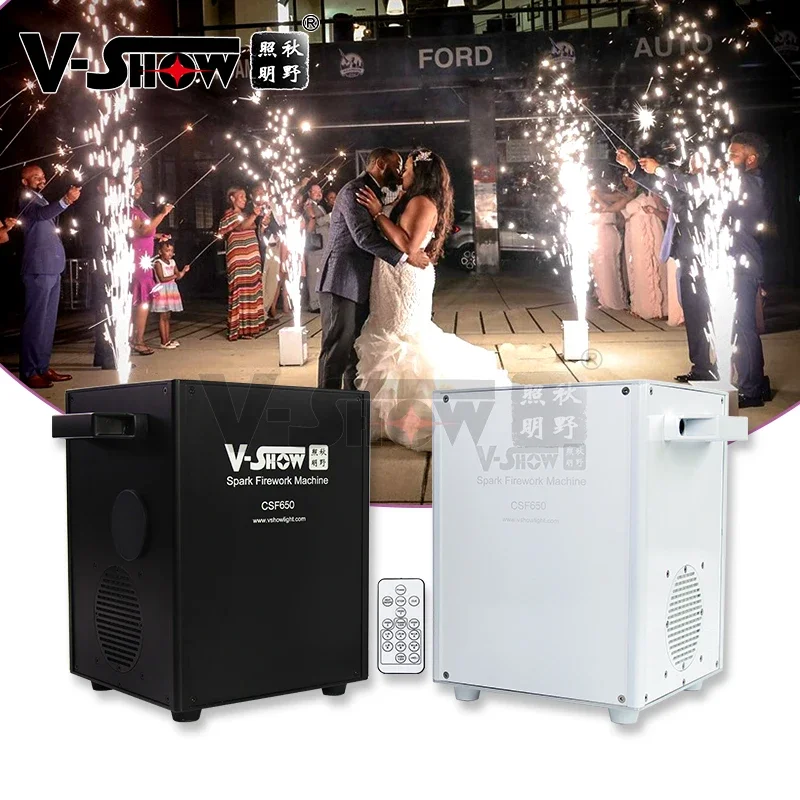 

shipping from USA 4pcs with case 650W stage effect Cold Spark Firework machine Wedding cold pyrotechnics fountain