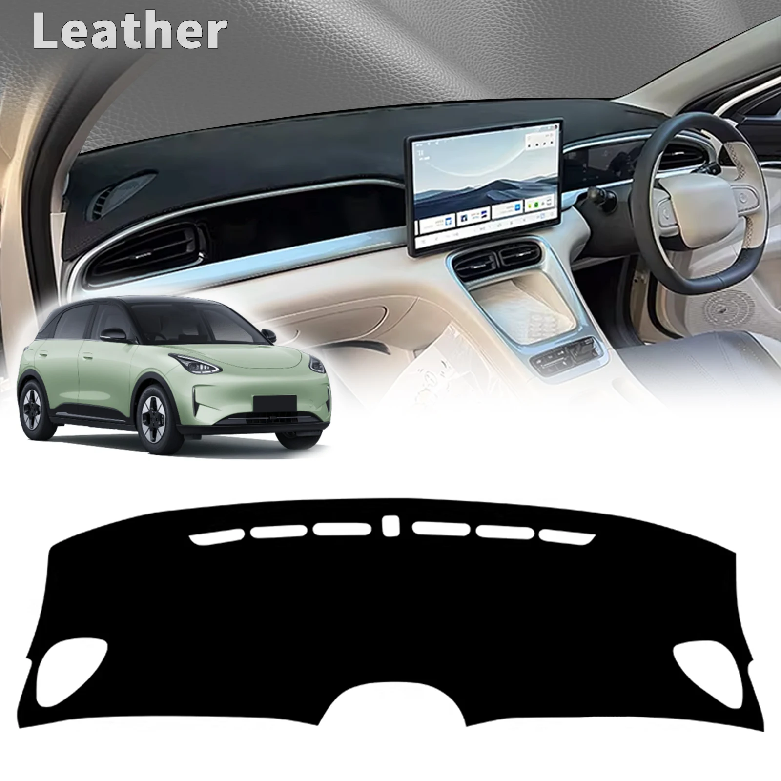 fit for Geely EX2 Proton eMas 5 Anti‑Reflection Car Dashboard Cover Dashmat Non‑Slip Protective Dash Mat Pad Auto Accessories