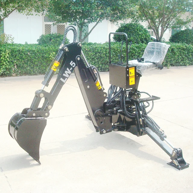 Towable backhoe ,PTO Drive towable backhoe/excavator, Standard/Side Shift Backhoe