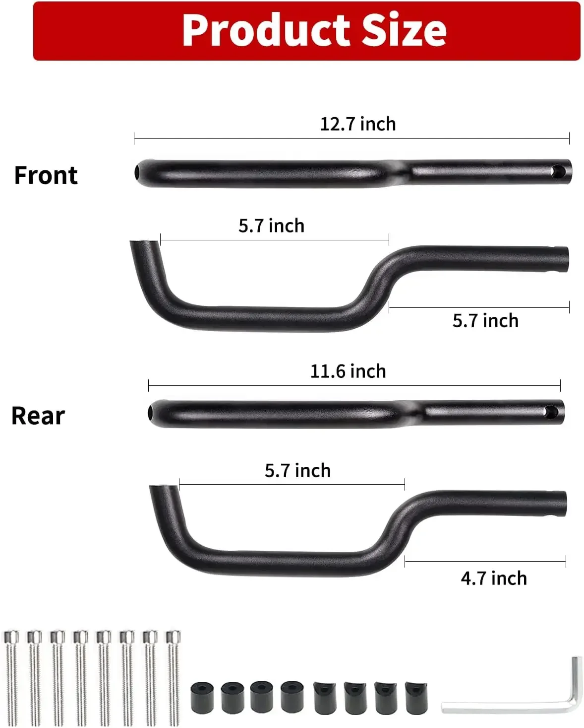 4 Pcs Aluminum Alloy car Interior Door Handles for Ford Bronco 2021-2023 Interior Accessories Doors Grip Handle  accessories