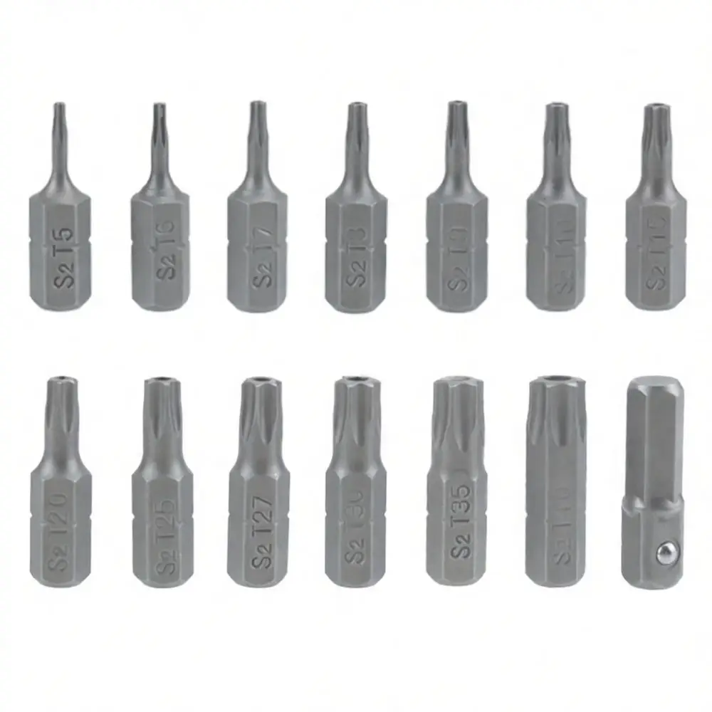Advanced S2 Alloy Steel Hollow Torx Bit Set Durable Repair Tool Kit For Professional Mechanical Maintenance