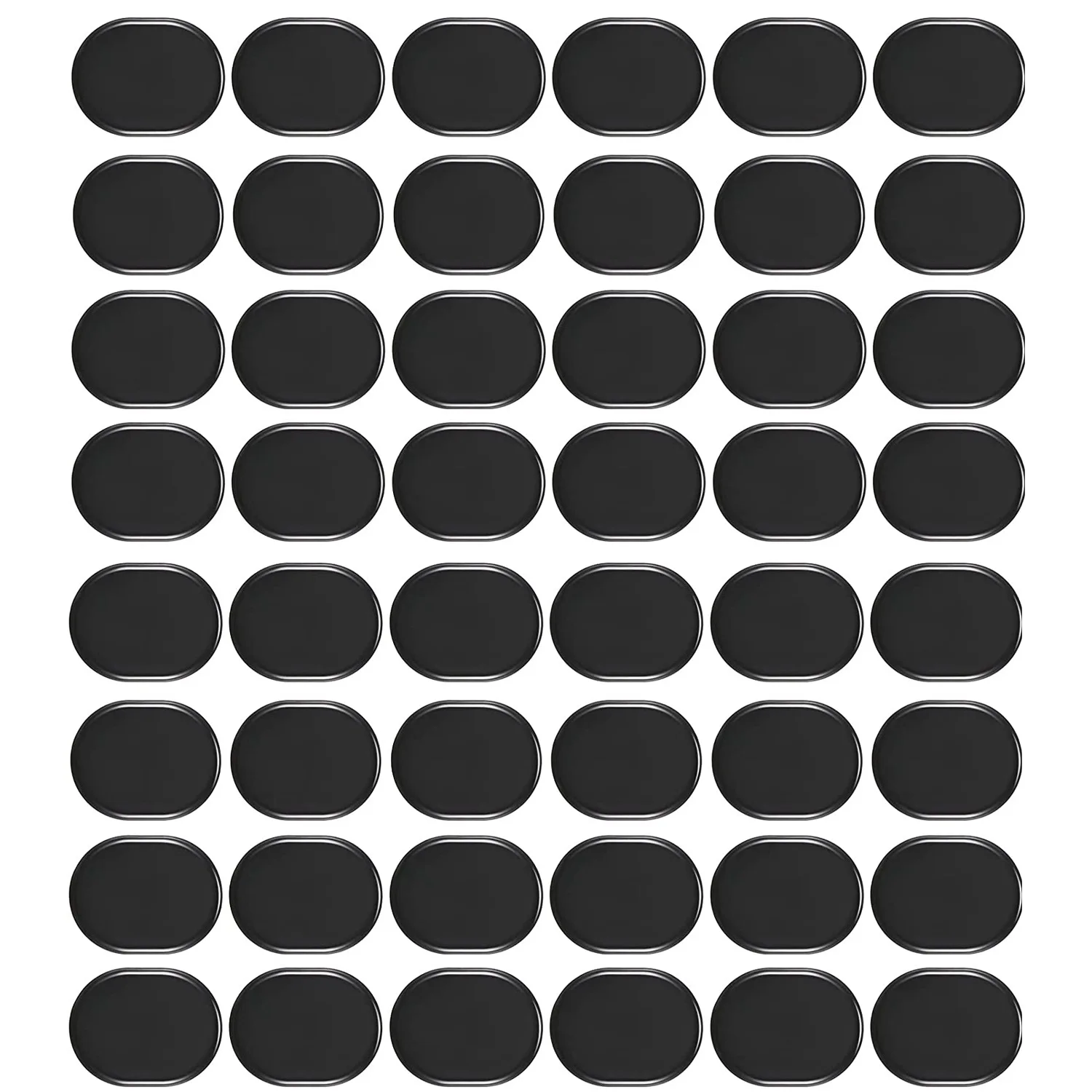 48 Pcs Drum Dampeners Gel Pads Silicone Drum Silencers Soft Drum Dampener Drum Mute Pads Dampening Gel Pad(Black)