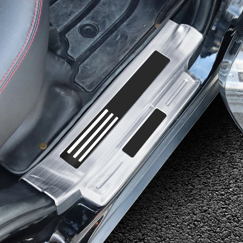 For 2012-2022 Toyota 4runner N280 Interior Modification Accessories Pedal Threshold Protection 2021 2020 2019 2018
