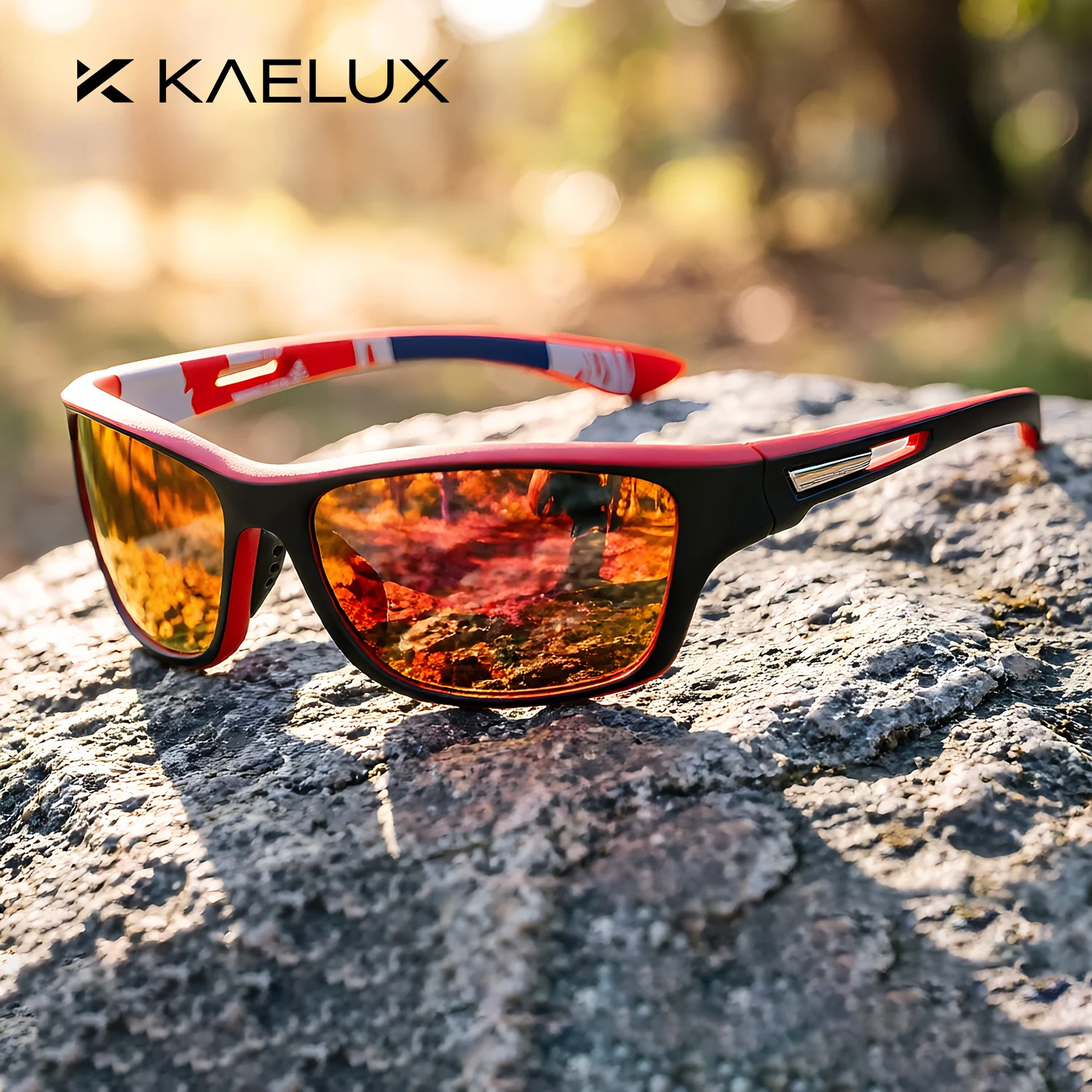

KAELUX Outdoor Sports Two-tone Polarized Sunglasses UV400 MTB Road Bike Fashion Vacation Non-slip Men Women Fishing Gogglese
