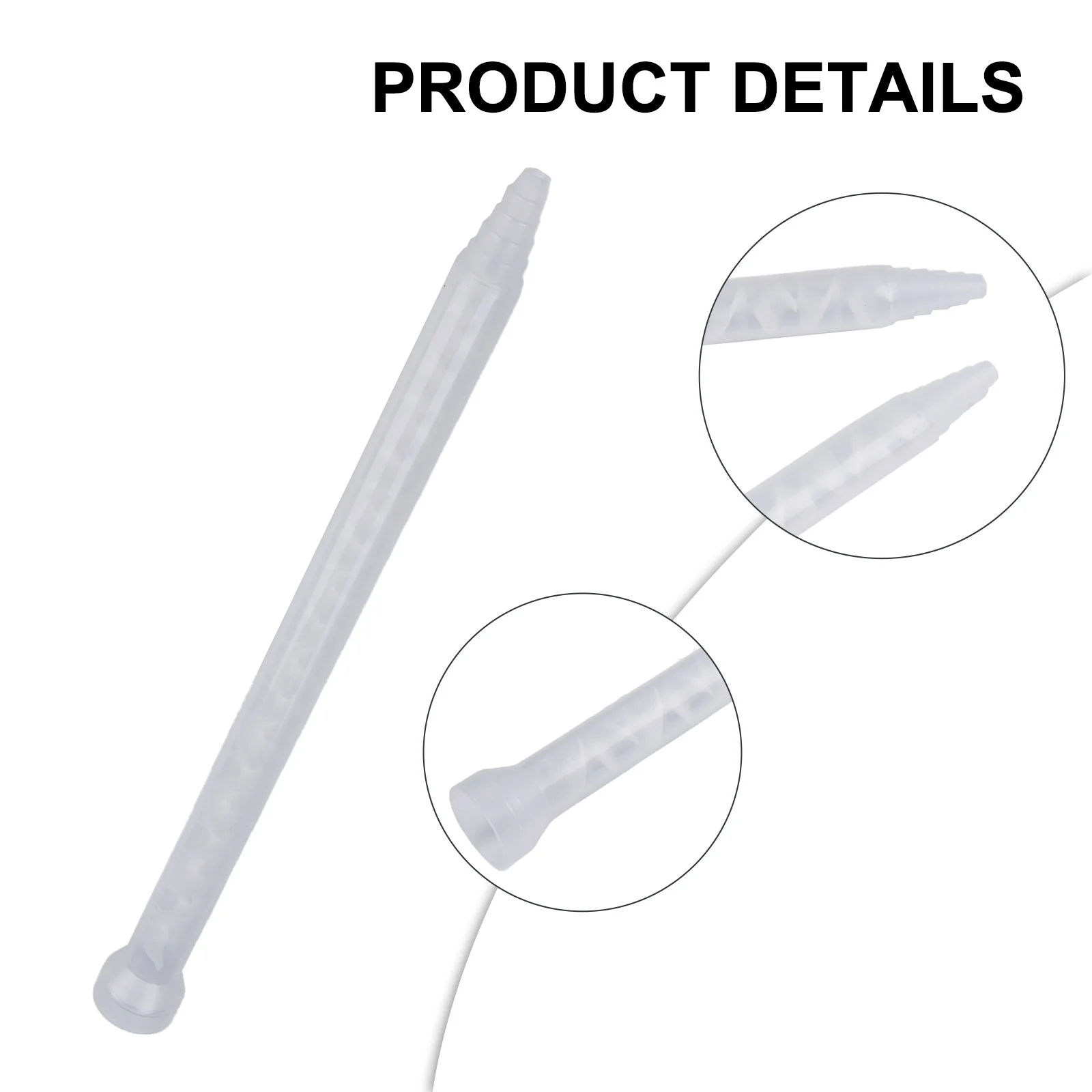 Mixing Nozzle Mixing Tube 10-18 Ab Glue Length 214Mm Od 13.5Mm Id 10.0Mm White …