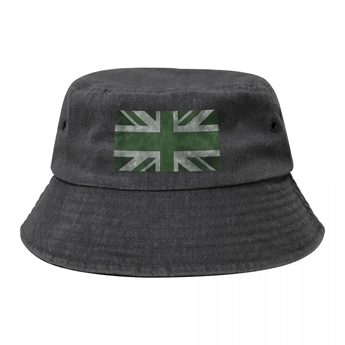 

Green Distressed Union Jack Bucket Hat hiking hat Kids Hat Man Luxury Luxury Brand Women's Beach Visor Men's