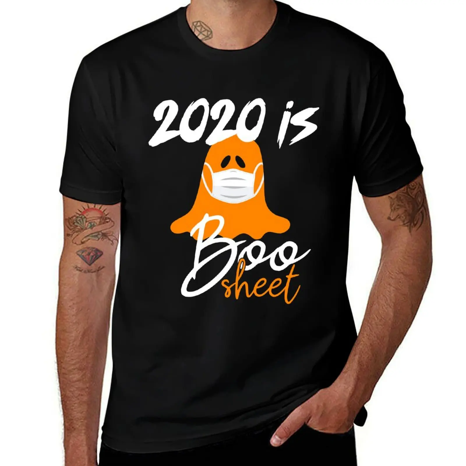 2020 is boo sheet T-Shirt Summer Casual Loose T-Shirt