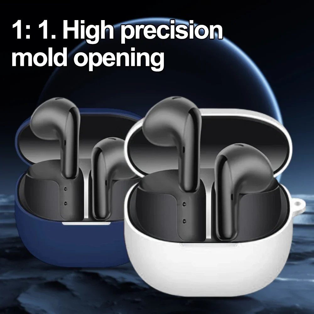 Wireless Headset Silicone Cover For Xiaomi Mi Redmi Buds 5 Bluetooth Earphone Waterproof Protective Case Headphone Accessories