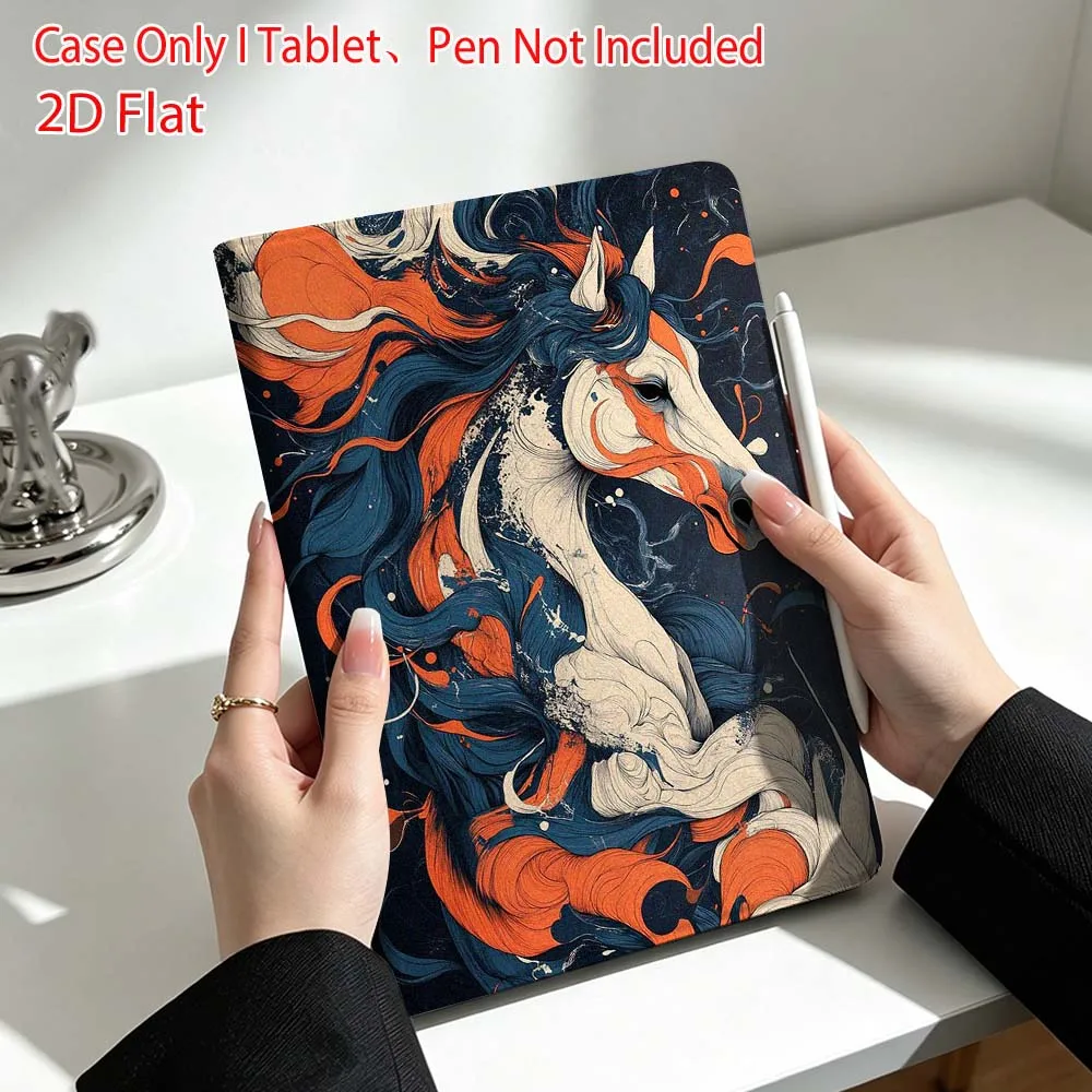 Beautiful Horse For Lenovo Xiaoxin Pad Pro Tab P12 P11 11 13 11.2 inch K11 Plus Pen Tray Tablet Case Soft