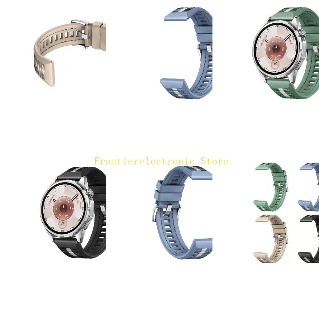 

G8DB Flexible Sports Watch Straps Band for Watch GT6 46mm Smartwatch Daily Comfort Nonslip Design Active Lifestyles
