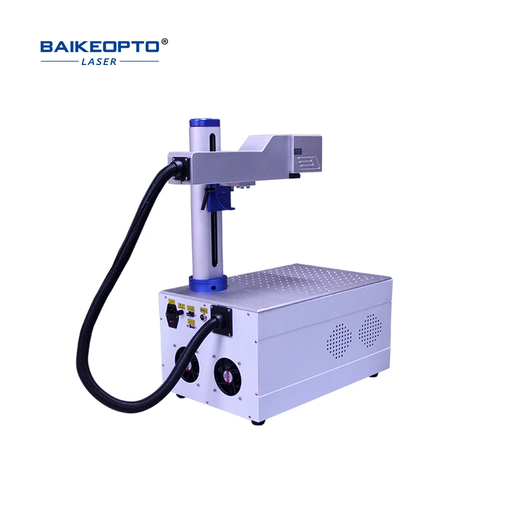 

FM-450S Plastic Stainless Steel Metal Jewelry 20W 30W Jpt Raycus Portable Fiber Laser Marking Machine for Sale