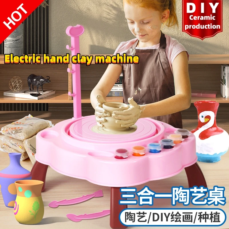 Baking-Free Tool Clay Machine Diy Children'S Set Pottery Colored Hand-Made Clay Polymer Students festival Kids gifts Toys