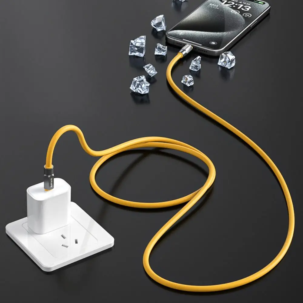 

TPE USB Type C to C Cable Double Headed C to C Fast Charging Wire Lightweight 1.5M Type C Data Cable Charger Adapter