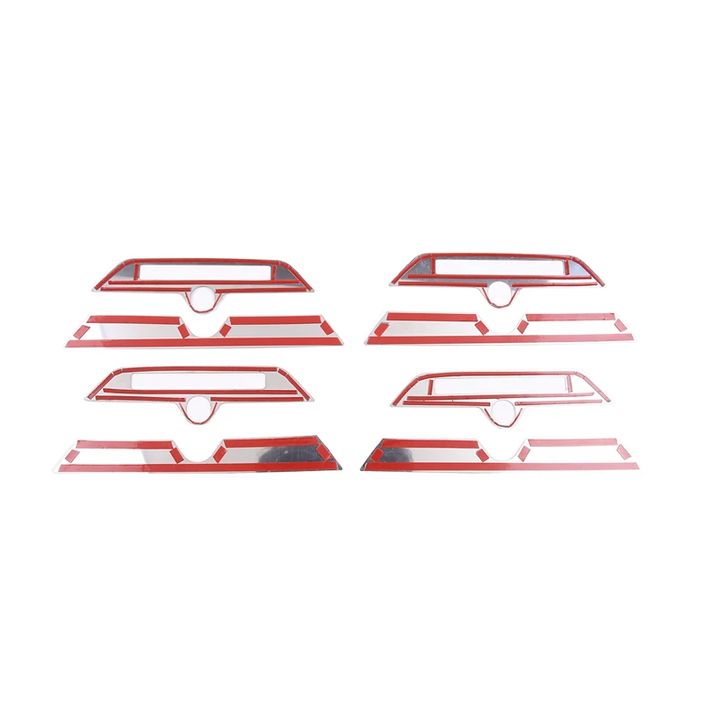 Car Styling Stainless steel Silver Car Luggage rack Trim Stickers For Hummer H3 2005 2006 2007 2008 2009 Car Accessories