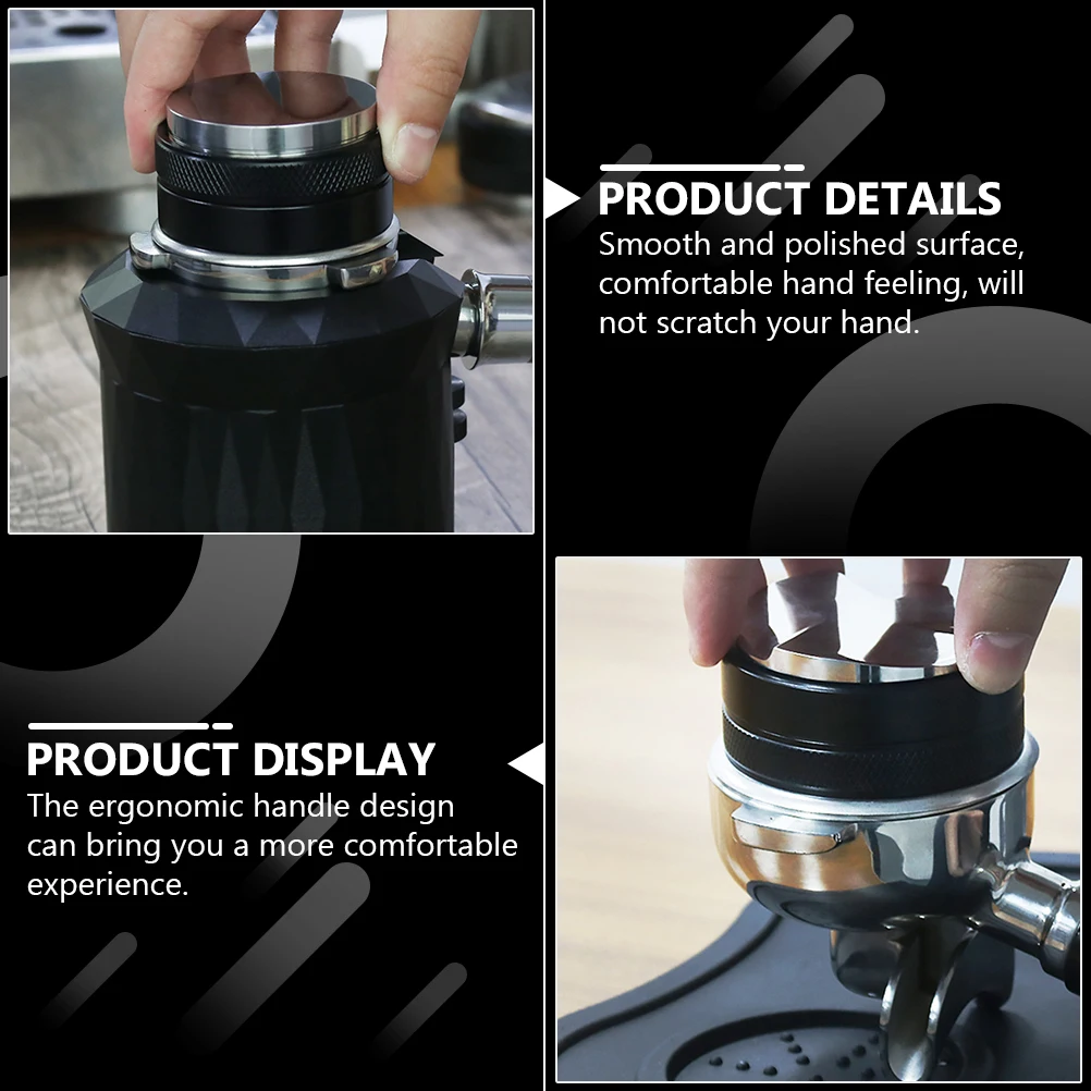 

Coffee Distributor Tamper Accessories Dosing Funnel Hammer Anti-slip Espresso Stainless Steel Powder Pressing