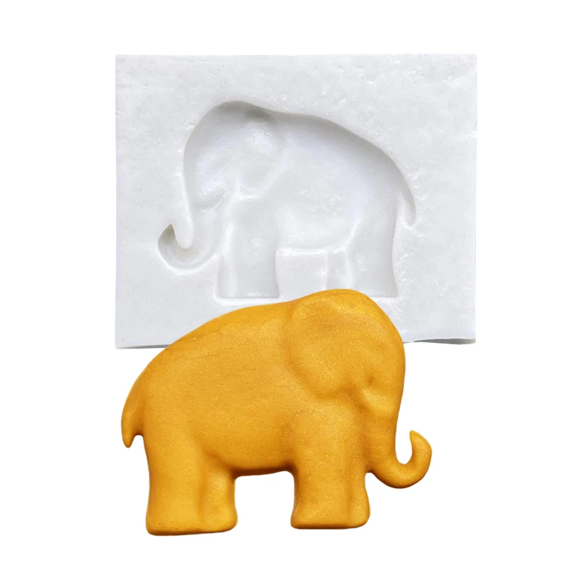 Mini Deer Elephant Silicone Sugarcraft Mold Resin Tools Cupcake Baking Mould Fondant Cake Decorating Tools
