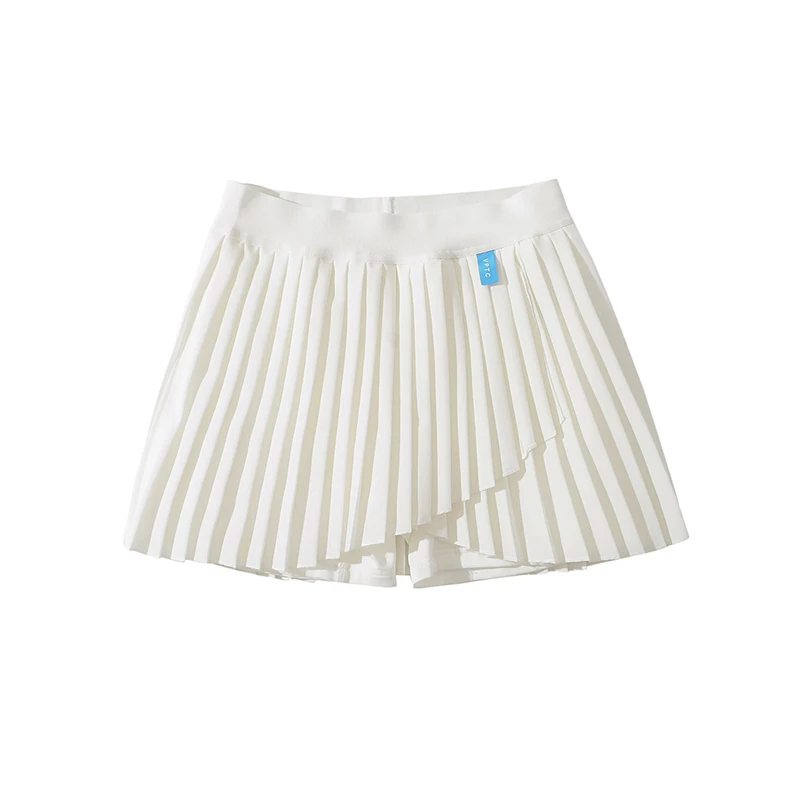 Minifaldas plisadas de moda coreana para mujer, ropa Y2K, faldas de tenis de cintura alta, color blanco, verano, 2024