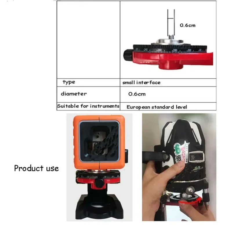 Imagem -06 - Interface Ajustável Escala Standl-forma Multi-funcional Suporte de Nivelamento Baselaser Níveis Cabide Magnético 1
