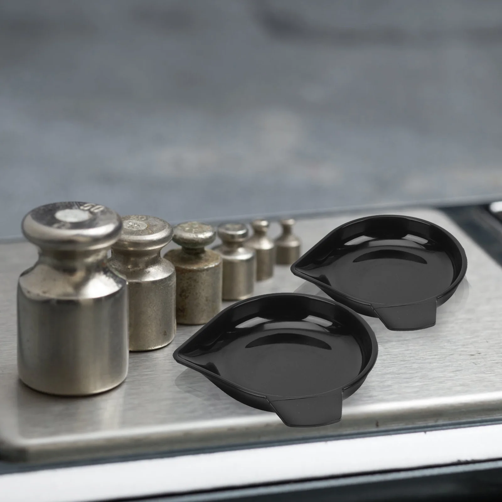 5 Pcs Diamond Weighing Pan Plastic Dish Trays Food Professional Scale Kitchen Container Electronic Balance Accessory Rack