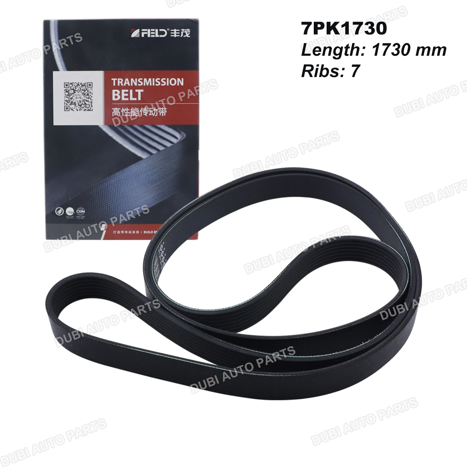 7PK1730 V-Ribbed Belt For HONDA CR-V RD 2.0L 2.4L 2001-2006 RE 2.4L 2006-2012 (DONGFENG) CRV 2.0/2.4 2004-2007 38920-PNB-003