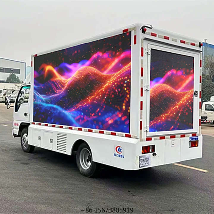 

Мобильный рекламный LED-экран для наружной рекламы, 3D видеостена на грузовике, панель для отображения видео, рекламный LED-билборд на пикапе