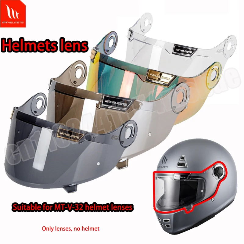 

Helmet Accessories FOR MT Galama Helmet Visor Spain MT JARAMA Helmet Original Lenses MT-V-32 Lenses