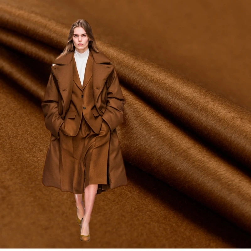 

Double-sided Cashmere Wool Brand's Stylishly Designed Winter Autumn Coat Drapes Cloth by the Meter Diy Sewing Material Organic