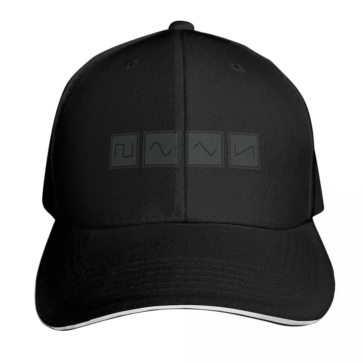 Synthesizer Waveform Black Baseball Cap Sun Cap Hat men dad hat Ball Cap Baseball Men Women's