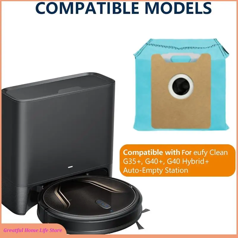 

AT59 14PCS Dust Bags Foreufy G35+,G40+,G40 Hybrid+ Robot Vacuum Cleaner Parts Replacement Non-Woven Dust Bag Garbage Bag