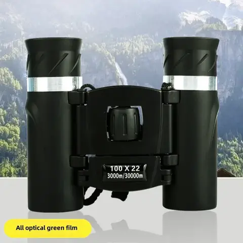 100x22 Binocular High-power High-definition Telescope Portable Travel Hunting Outdoor Camping Travel Pocket Telescope