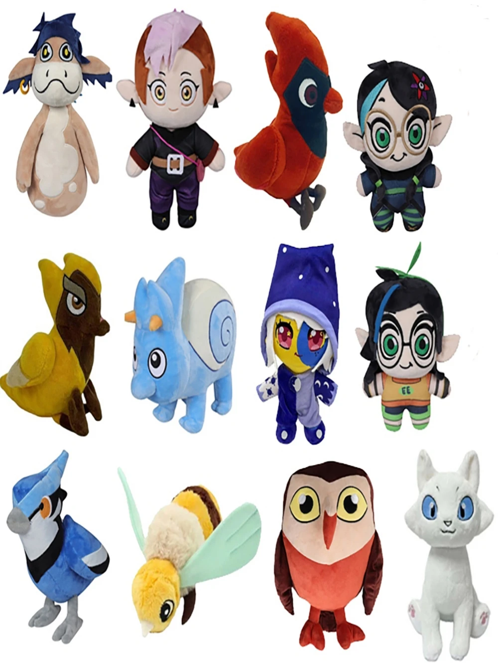 

Anime The Owl Cos House Luz Noceda Cosplay Plush King Flapjack Amity Plush Stuffed Dolls Mascot Costume Halloween Xmas Kids Gift