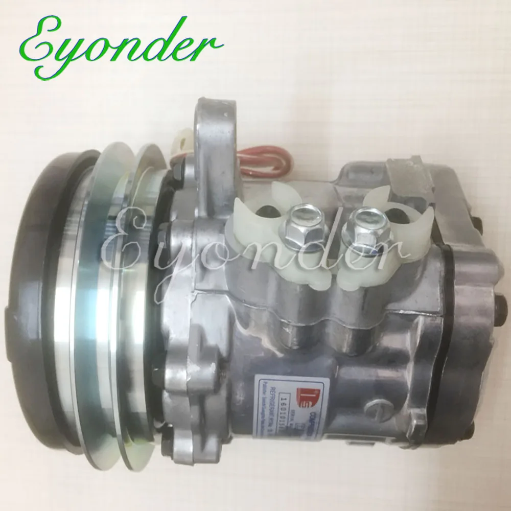 A/C Air Conditioning Compressor Cooling Pump SD7B10 for Yanmar Excavator Tractor M8312 4615804 22L-979-2211 0296712931 KHR3536