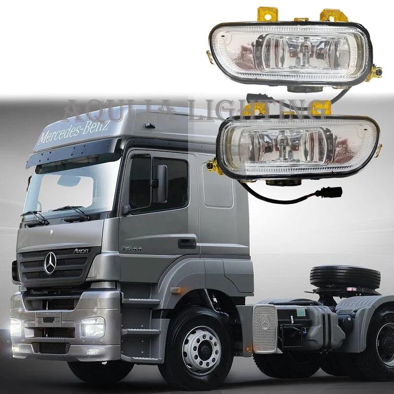 

1 Pair 24V Fog Lamp Fit For MB AXOR Truck Front Light 9408200156 9408200056