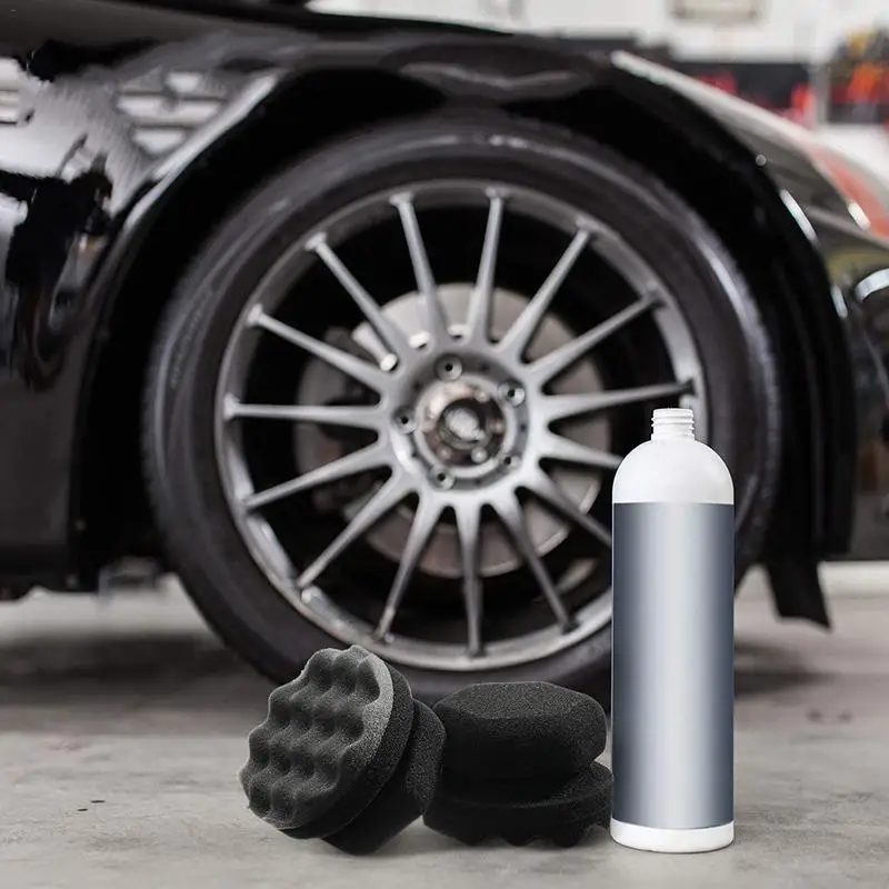 

Car Wheel Polishing Waxing Sponge Car Wheel Washer Curved Foam Sponge Tire Shine Applicator Tire Contour Dressing Applicator pad