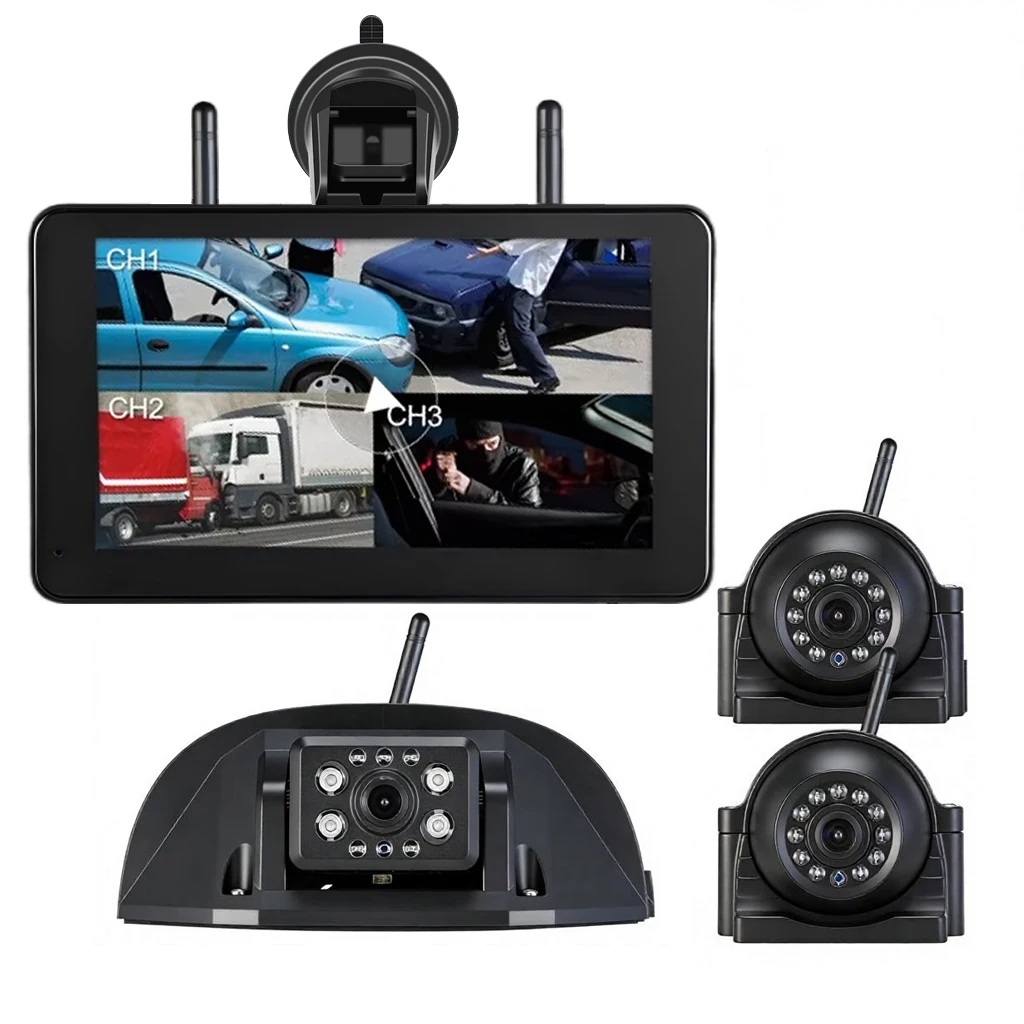 Wireless RV Backup Camera System Plug Play 7