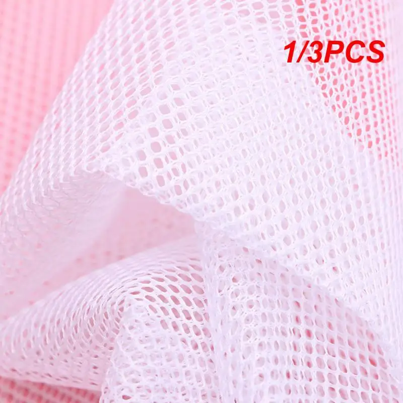 1/3PCS Laundry Wash Mesh Bag Clothing Care Foldable Protection Washing Net Filter For Lingerie Underwear Bra Socks Clothes 3