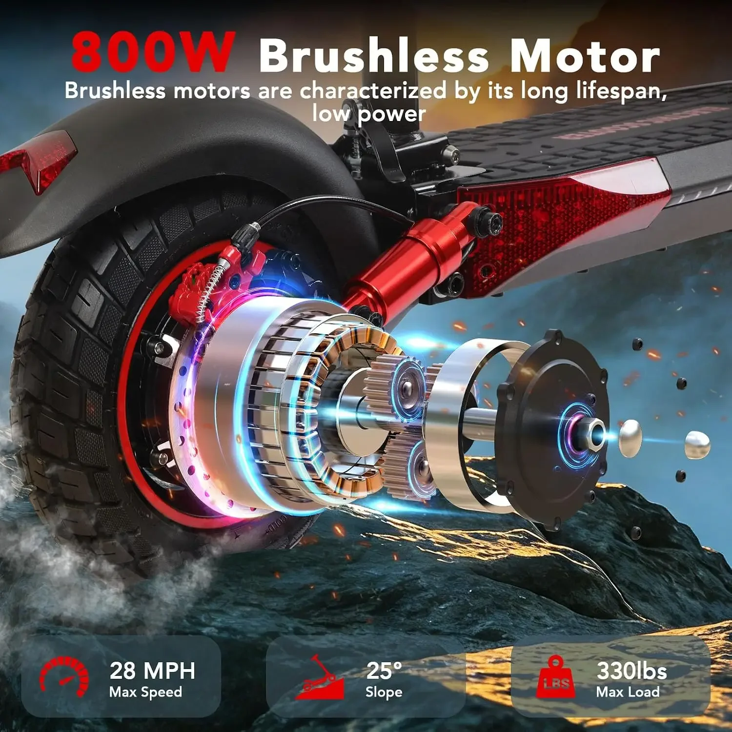 Heavy Adult Foldable Commuter Scooter Seat Off Road Tires Fast Speed Long Range High Capacity