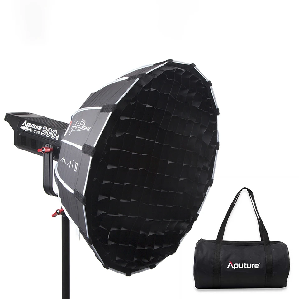 Imagem -03 - Aputure Luz Dome Mini ii Softbox Difusor de Flash com Grade Bowens Mount Fotografia Luz