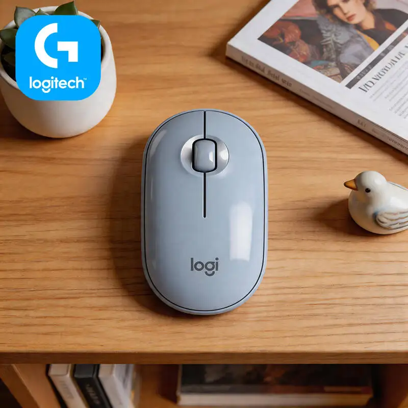 Logitech M350 Travel Wireless Mouse - Ultra-Thin, Silent Scroll, 77g Light, 18-Month Battery, Laptop Bag Friendly Essential
