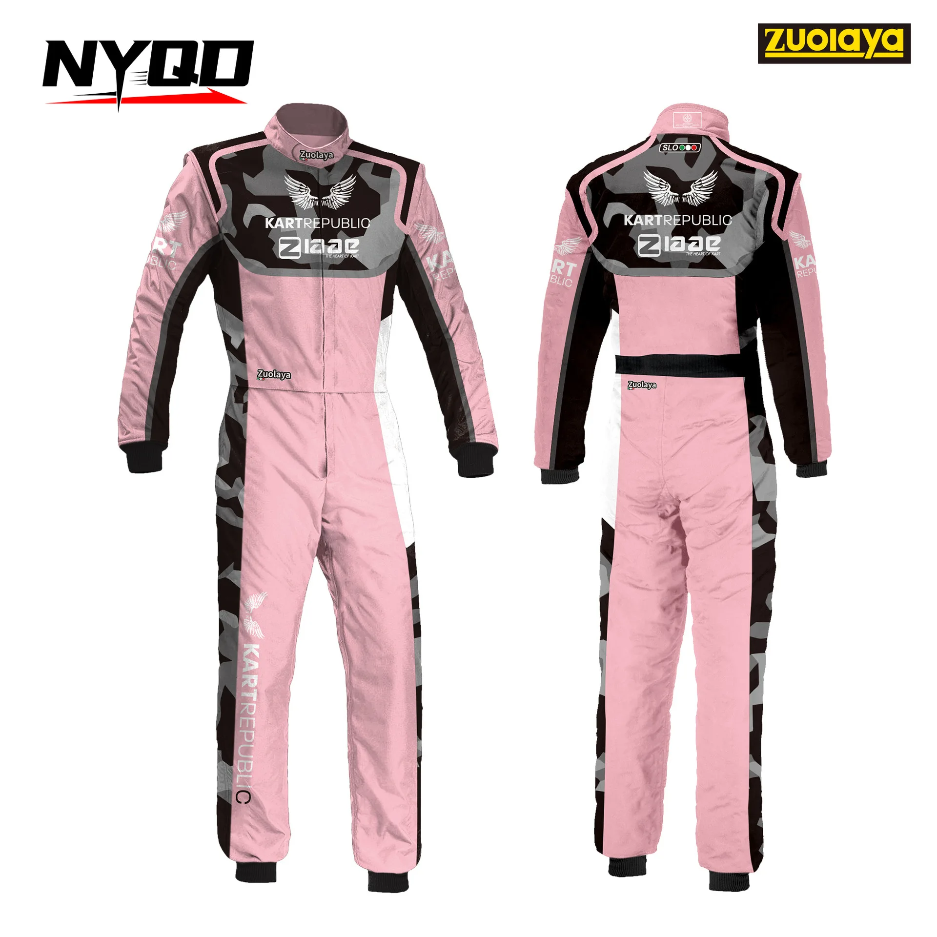 Summer women's and men's one-piece racing suit kart off-road ATV riding breathable drift camouflage windproof