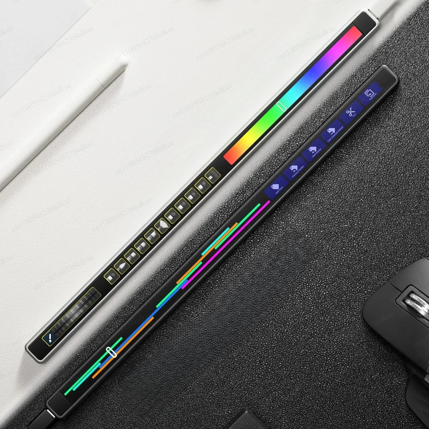 Programmable Custom Touch Bar Keyboard 2K OLED Screen Shortcut Pad For Creators Gamers Streamer PC