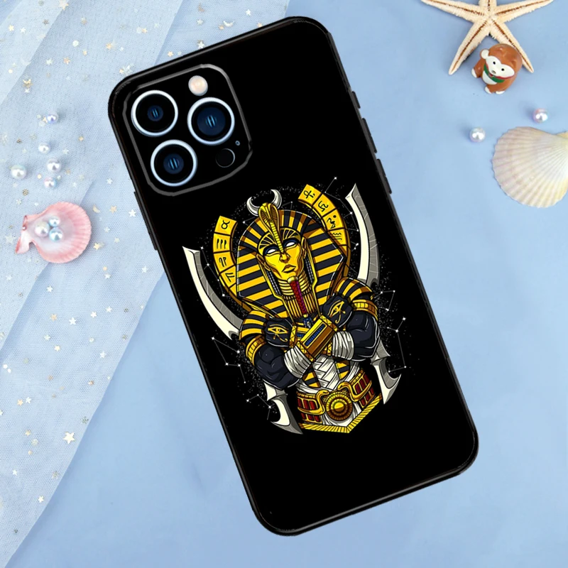 Egypt Nefertiti Anubis Ankh Phone Case For iPhone 15 16 Pro Max 13 11 12 14 Pro Max XR XS X 7 8 Plus 12 13 Mini Cover